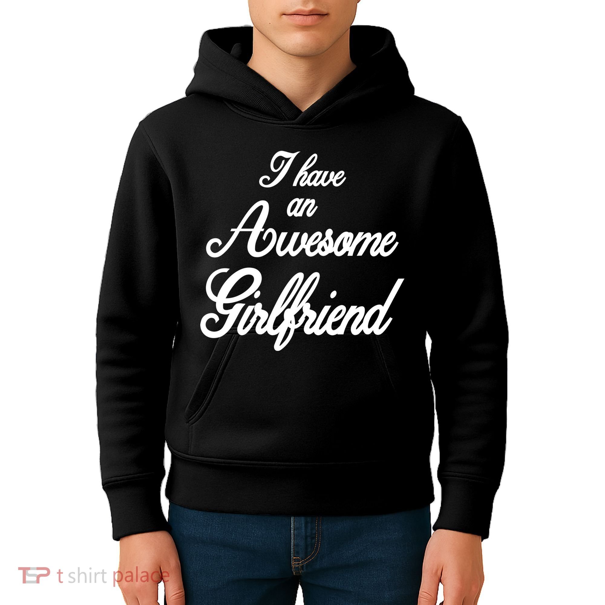 I Have An Awesome Girlfriend Kids Hoodie