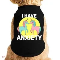 I Have Anxiety Unicorn Doggie Tank thumb 0