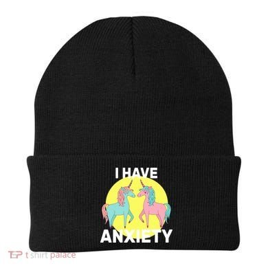 I Have Anxiety Unicorn Beanie