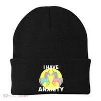 I Have Anxiety Unicorn Beanie thumb 0