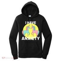 I Have Anxiety Unicorn Women's Hoodie thumb 0