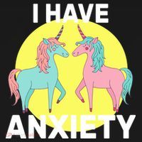 I Have Anxiety Unicorn Women's Hoodie thumb 2