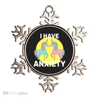 I Have Anxiety Unicorn Ornament