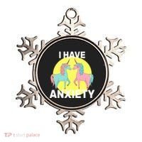 I Have Anxiety Unicorn Ornament thumb 0