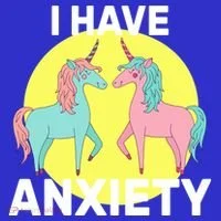I Have Anxiety Unicorn Hoodie thumb 2