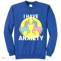 I Have Anxiety Unicorn Sweatshirt thumb 0