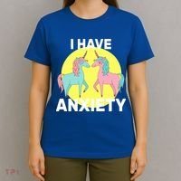 I Have Anxiety Unicorn T-Shirt thumb 4
