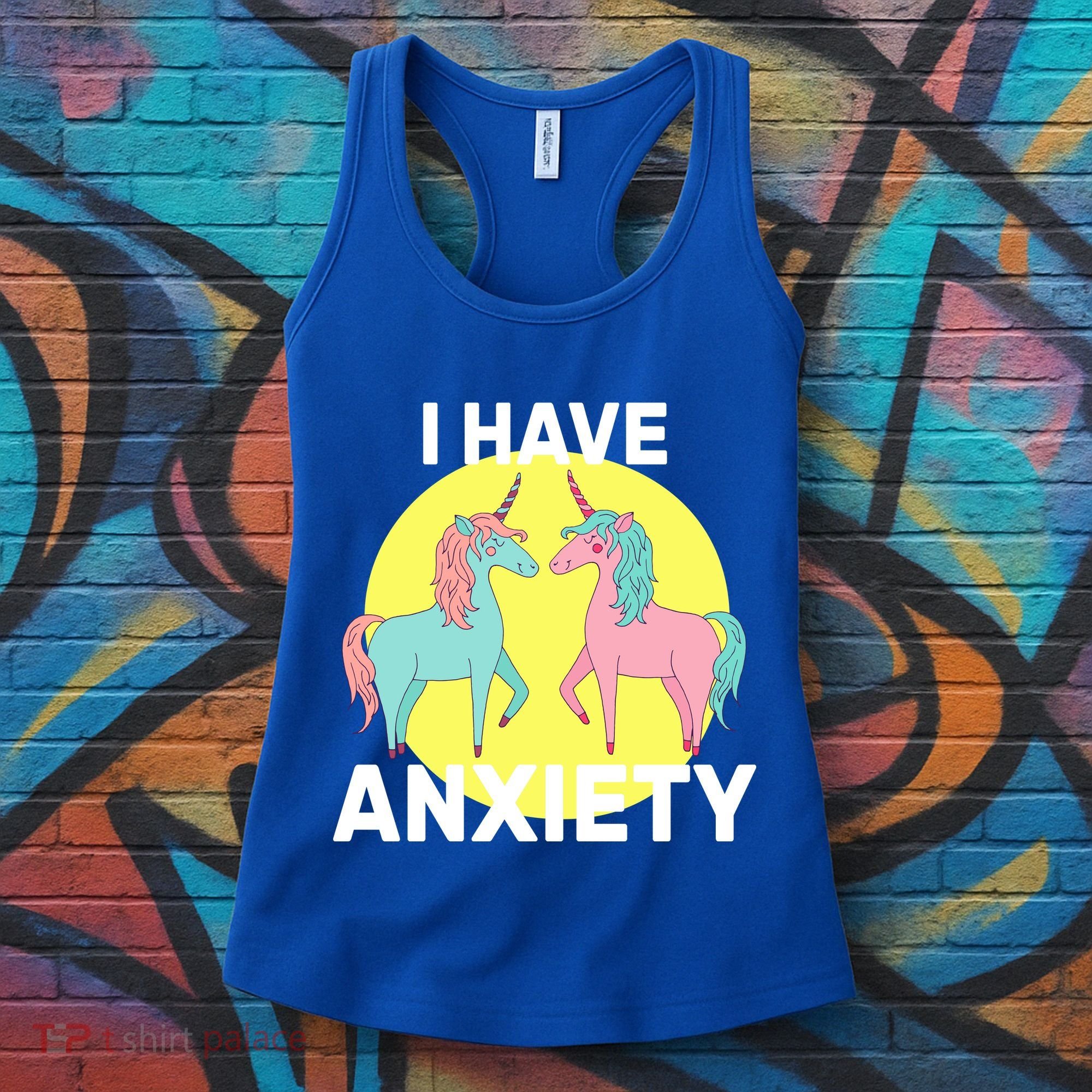 I Have Anxiety Unicorn Women's Tank Top
