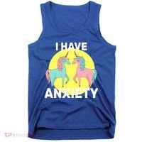 I Have Anxiety Unicorn Tank Top thumb 0