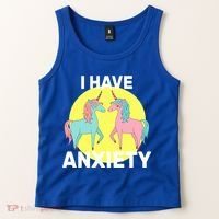 I Have Anxiety Unicorn Tank Top thumb 2