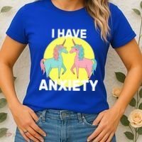 I Have Anxiety Unicorn Women's T-Shirt thumb 2