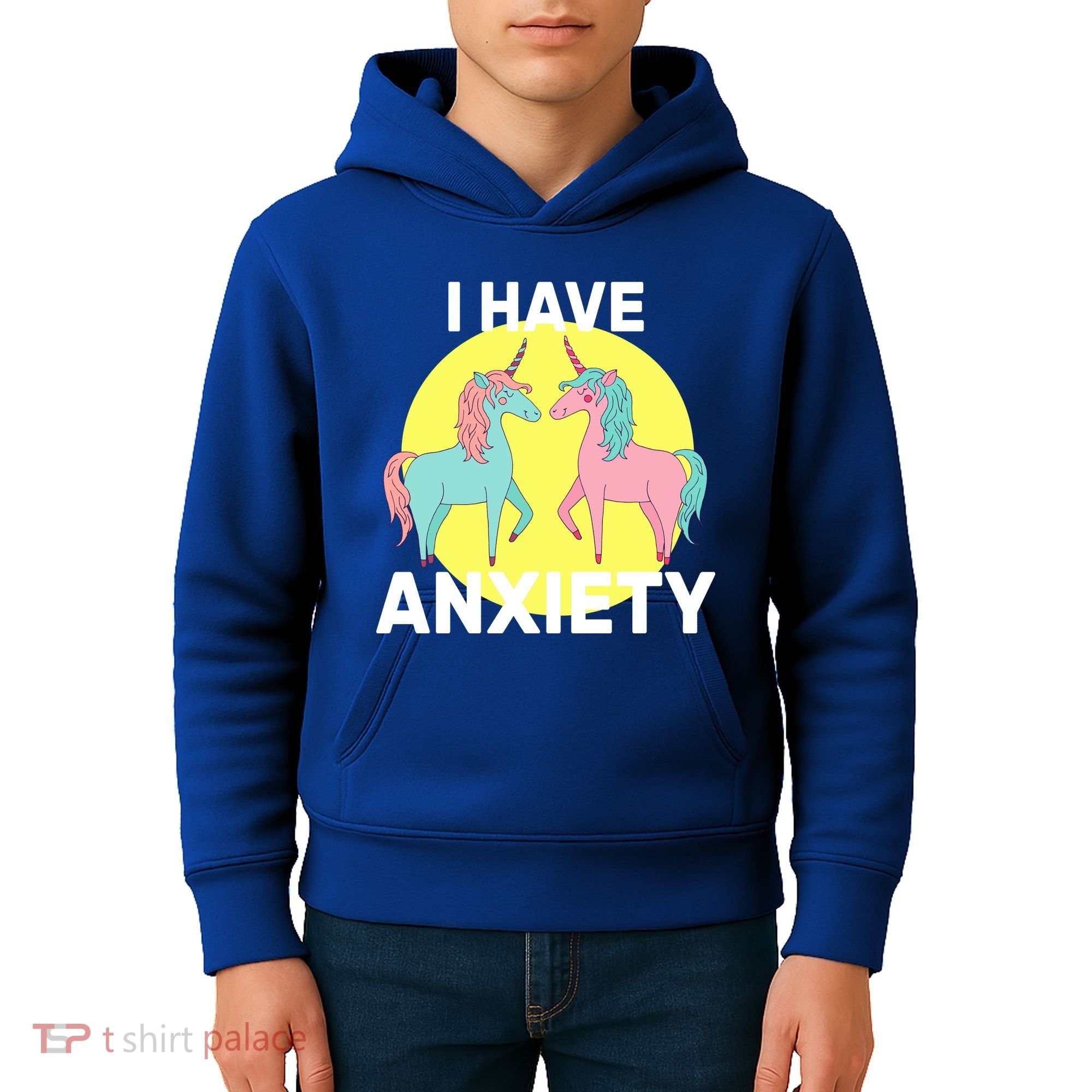 I Have Anxiety Unicorn Kids Hoodie