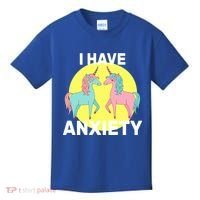 I Have Anxiety Unicorn Kids T-Shirt thumb 0