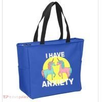 I Have Anxiety Unicorn Tote Bag thumb 2