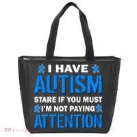 I Have Autism Stare If You Must Not Paying Attention Tote Bag thumb 0