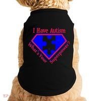 I Have Autism What's Your Super Power Doggie Tank thumb 0