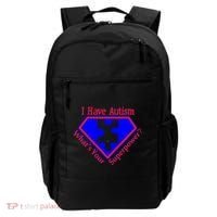 I Have Autism What's Your Super Power Backpack thumb 0