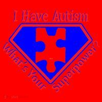 I Have Autism What's Your Super Power Santa Hat thumb 1