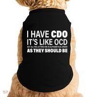 I Have CDO Its Like OCD But In Alphabetical Order Doggie Tank thumb 0