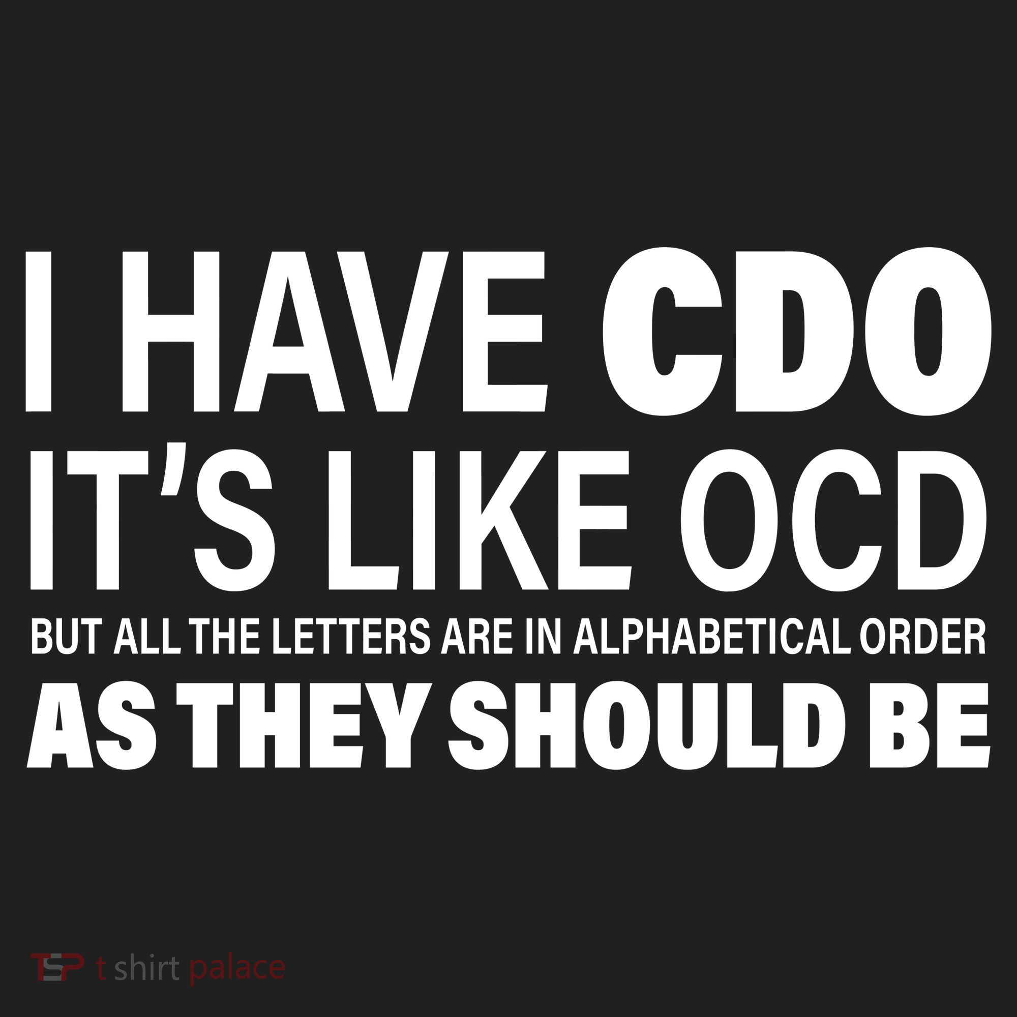 I Have CDO Its Like OCD But In Alphabetical Order Beanie
