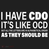 I Have CDO Its Like OCD But In Alphabetical Order Tumbler thumb 3