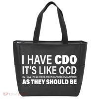 I Have CDO Its Like OCD But In Alphabetical Order Tote Bag thumb 0