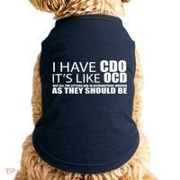 I Have CDO It's Like OCD Funny Sarcastic Doggie Tank thumb 0