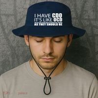 I Have CDO It's Like OCD Funny Sarcastic Bucket Hat thumb 2