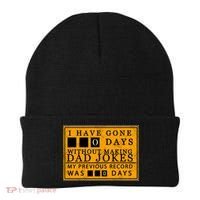 I Have Gone 0 Days Without Making A Dad Joke Beanie thumb 0
