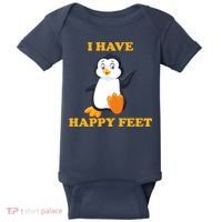I Have Happy Feet Baby Bodysuit thumb 0