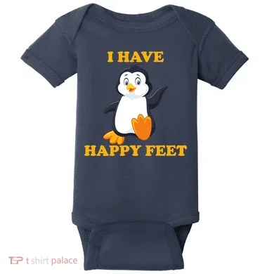I Have Happy Feet Baby Bodysuit