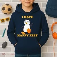 I Have Happy Feet Kids Hoodie thumb 2