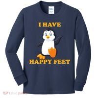 I Have Happy Feet Kids Long Sleeve Shirt thumb 0