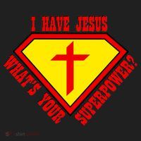 I have Jesus What's Your Superpower Women's Sweatshirt thumb 2