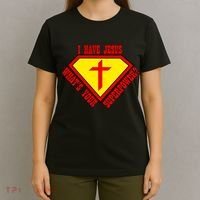 I have Jesus What's Your Superpower T-Shirt thumb 4