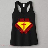 I have Jesus What's Your Superpower Women's Tank Top thumb 3