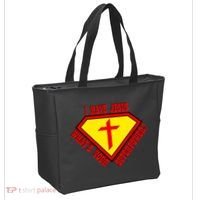 I have Jesus What's Your Superpower Tote Bag thumb 2