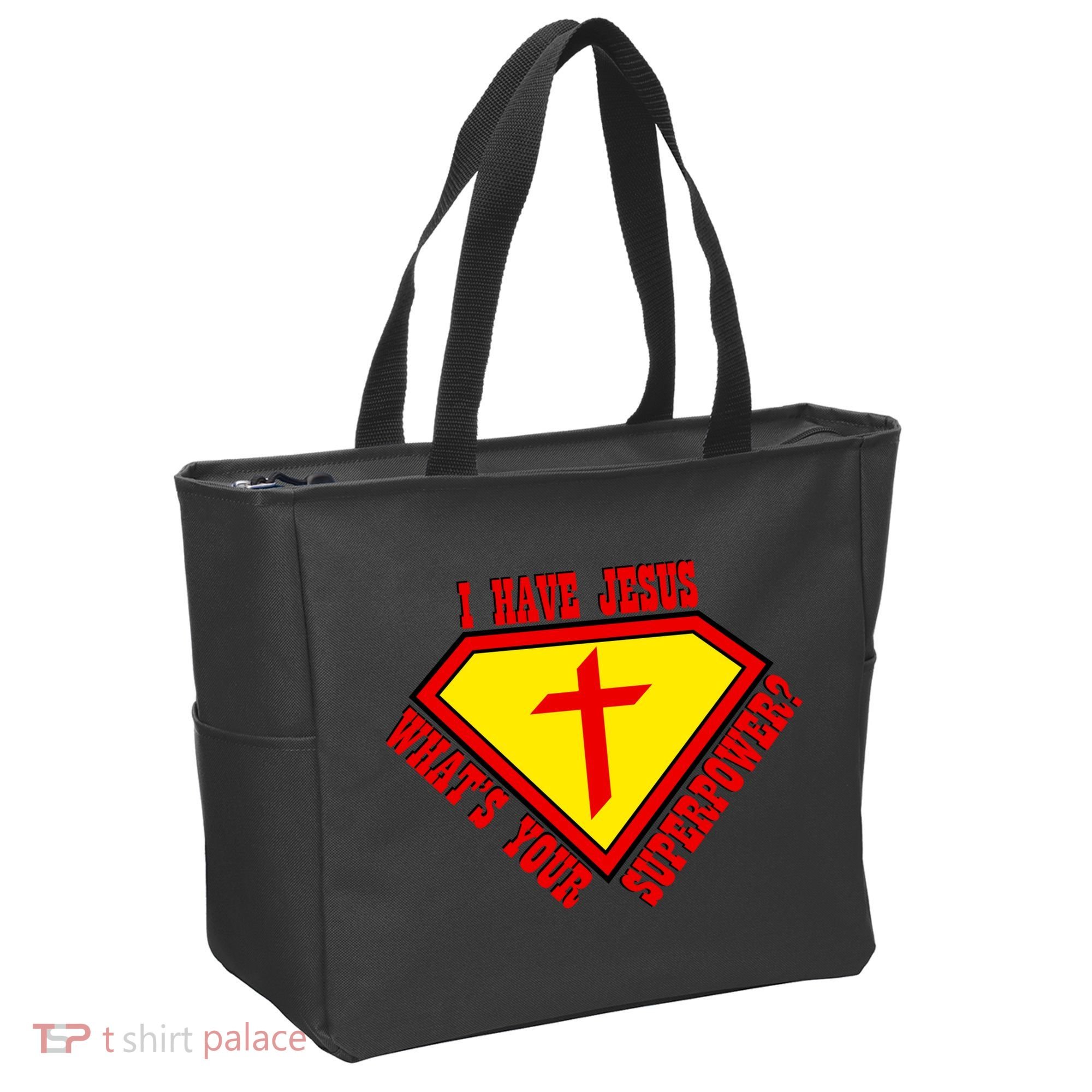 I have Jesus What's Your Superpower Tote Bag