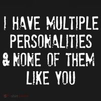 I Have Multiple Personalities And None Of Them Like You Ornament thumb 1