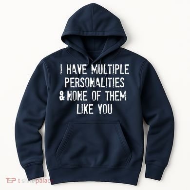 I Have Multiple Personalities And None Of Them Like You Hoodie