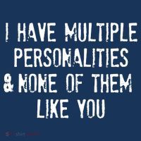 I Have Multiple Personalities And None Of Them Like You Women's Hoodie thumb 2
