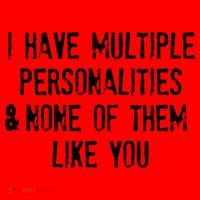 I Have Multiple Personalities And None Of Them Like You Santa Hat thumb 1
