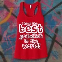 I Have The Best Grandkids In The World Women's Tank Top thumb 3