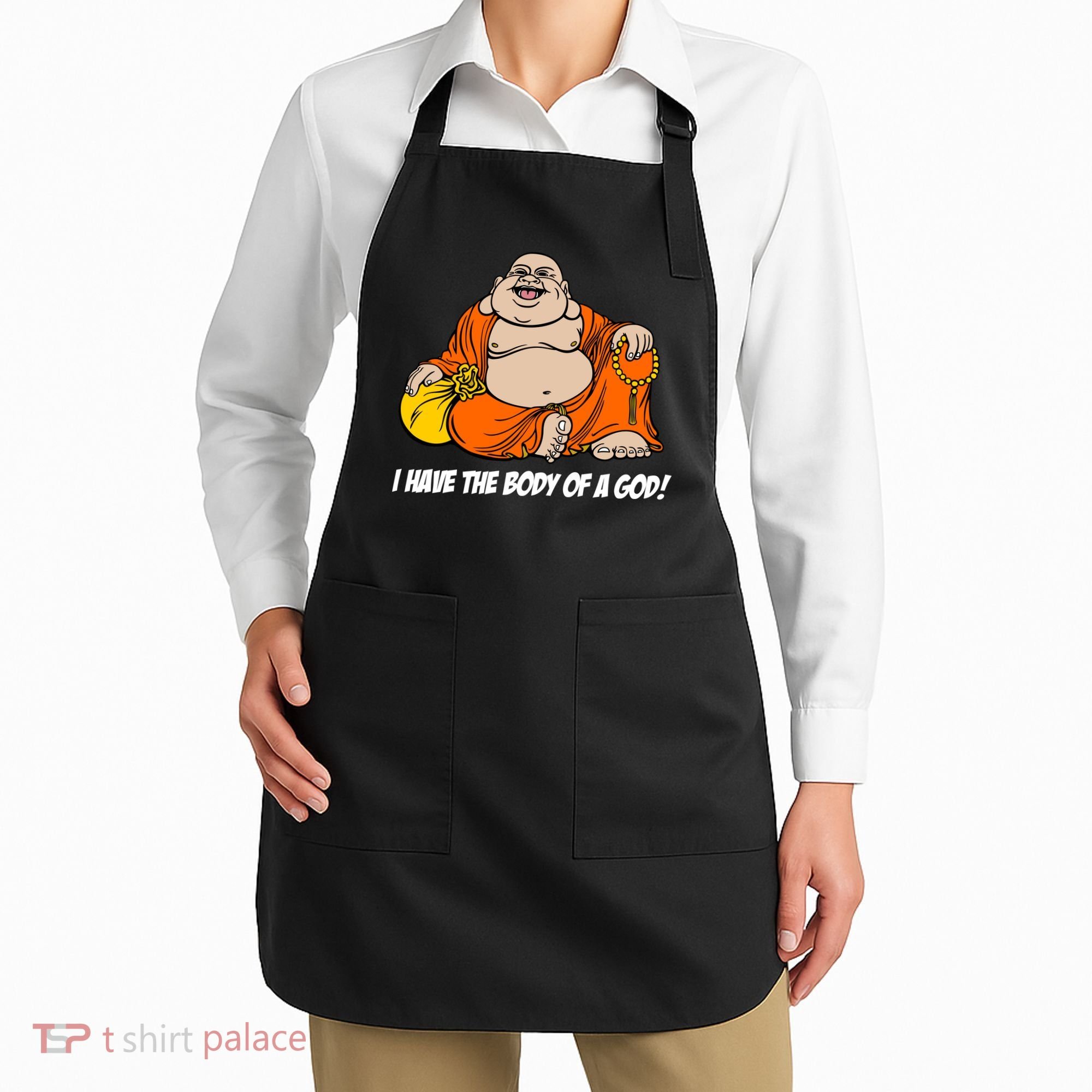 I Have The Body Of A God Apron