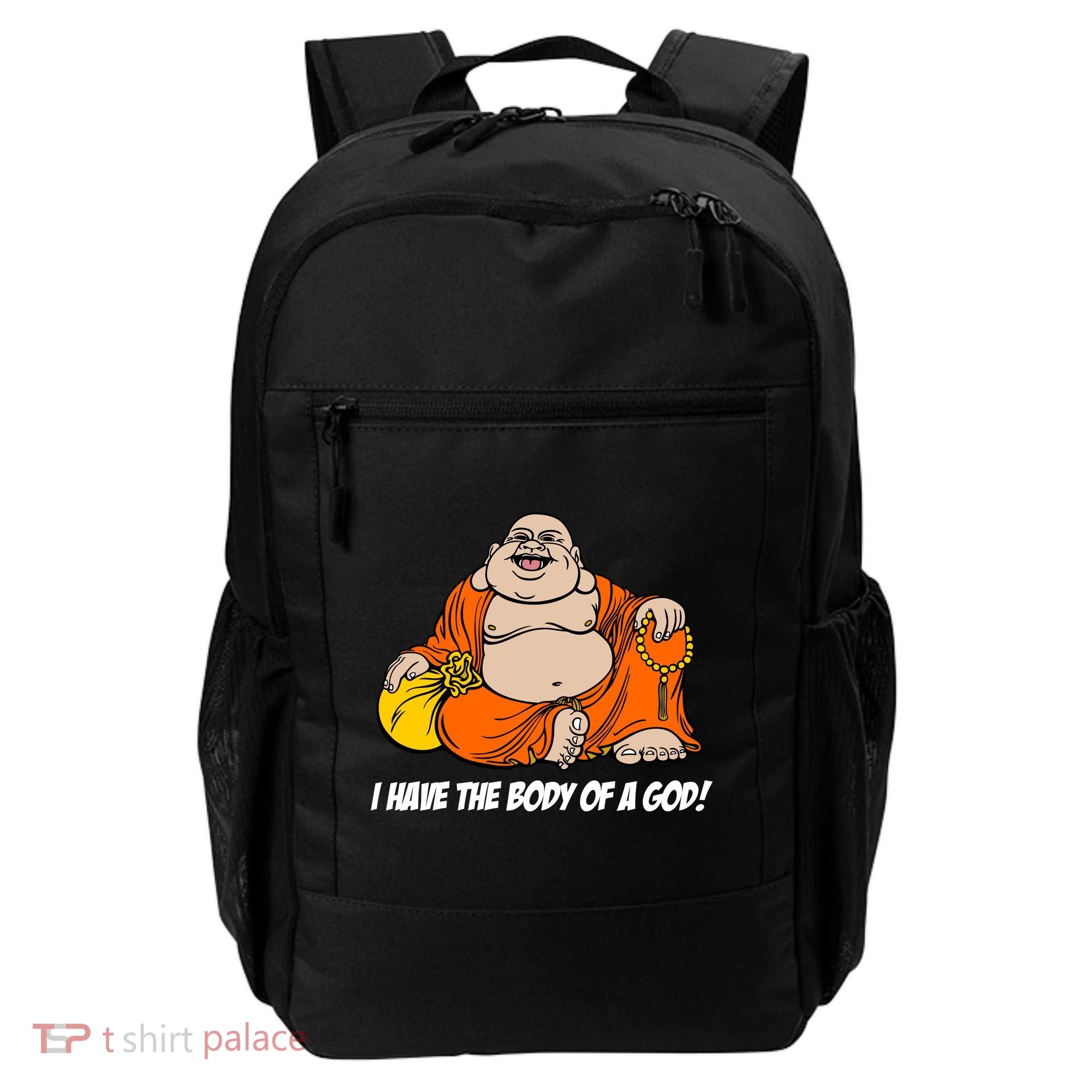 I Have The Body Of A God Backpack