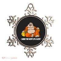 I Have The Body Of A God Ornament thumb 0