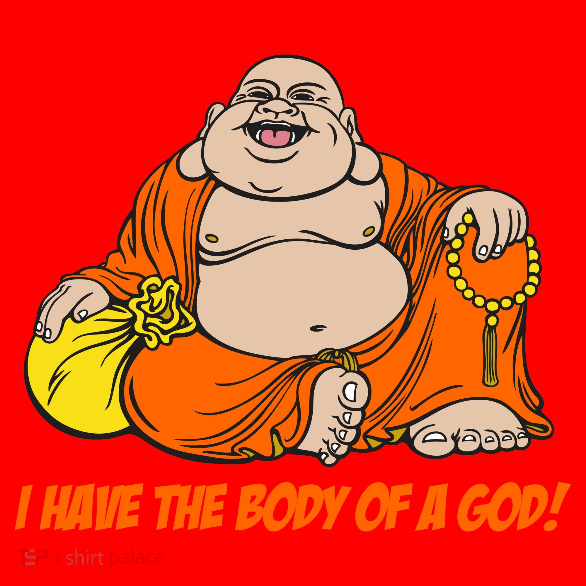 I Have The Body Of A God Santa Hat