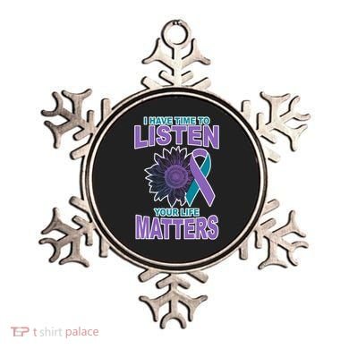 I Have Time To Listen Your Life Matters Suicide Prevention Ornament