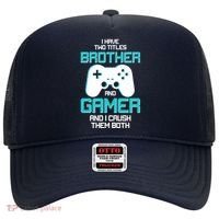 I Have Two Titles Brother Gamer And I Crush Them Both Hat thumb 0