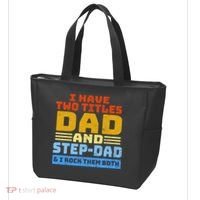 I Have Two Titles Dad & Step-Dad Rock Them Both Tote Bag thumb 3